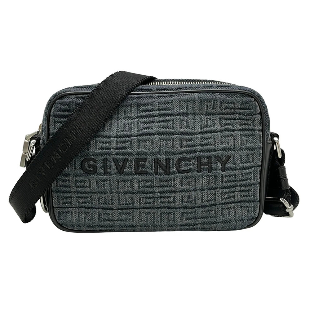 Givenchy Dark Gray Black Leather Denim #360645G61B